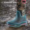 imageHISEA Women Mud Boots Neoprene Rubber Garden Shoes Waterproof Mid Calf Rain Boots for OutdoorCamo
