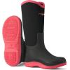 imageHISEA Womens Neoprene Tall Rain Boots Waterproof Garden Boots Wellington Rubber BootsBlack