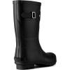 imageHISEA Womens Mid Calf Rubber Rain Boots Waterproof Wellington Garden BootsBlack