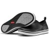 imageHISEA Mens Deck Rain Shoes Waterproof Rain Boots Neoprene Mud Garden Shoes for Lawn Care Gardening FarmingBlack