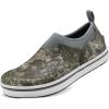 imageHISEA Mens Deck Rain Shoes Waterproof Rain Boots Neoprene Mud Garden Shoes for Lawn Care Gardening FarmingCamo