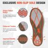 imageHISEA Mens Deck Rain Shoes Waterproof Rain Boots Neoprene Mud Garden Shoes for Lawn Care Gardening FarmingCamo