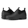 imageHISEA Womens Ankle Rain Boots Waterproof Rubber Garden Shoes OutdoorBlack