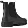 imageHISEA Chelsea Rain Boots Women Ankle Garden Boots for Women Short Rubber Boot OutdoorBlack