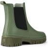 imageHISEA Chelsea Rain Boots Women Ankle Garden Boots for Women Short Rubber Boot OutdoorGreen