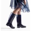 imageHISEA Rain Boots for Women Waterproof Garden Boots Knee High Rain Shoes with Comfort Insole NonSlip Seamless Tall Rain BootsStarry Blue