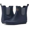 imageHISEA Rubber Rain Boots for Women Waterproof Chelsea Boots Short Ankle Rain Shoes Wedge Heel AntiSlipping Rainboots for Ladies with Comfort Insole Lightweight Stylish Outdoor Work BootiesNavy Blue