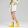 imageHISEA Rubber Rain Boots for Women Waterproof Chelsea Boots Short Ankle Rain Shoes Wedge Heel AntiSlipping Rainboots for Ladies with Comfort Insole Lightweight Stylish Outdoor Work BootiesYellow