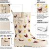 imageHISEA Rubber Rain Boots for Women Waterproof Garden Mud BootsChickens Yellow
