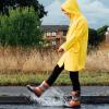 imageHISEA Rubber Rain Boots for Women Waterproof Garden Mud BootsRainbow Stripe