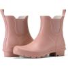 imageHISEA Short Rain Boots for Women Waterproof Womens Ankle Rubber Boot for Garden Farm Lightweight FashionHawthorn Red