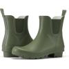 imageHISEA Short Rain Boots for Women Waterproof Womens Ankle Rubber Boot for Garden Farm Lightweight FashionOlive Green