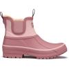 imageHISEA Womens Saltwater Winter Rain Boots Waterproof Duck Chelsea Lined Outdoor Garden BootHawthorn Red