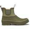 imageHISEA Womens Saltwater Winter Rain Boots Waterproof Duck Chelsea Lined Outdoor Garden BootOlive Green