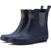 imageHISEA Rubber Rain Boots for Women Waterproof Chelsea Boots Short Ankle Rain Shoes Wedge Heel AntiSlipping Rainboots for Ladies with Comfort Insole Lightweight Stylish Outdoor Work BootiesNavy Blue