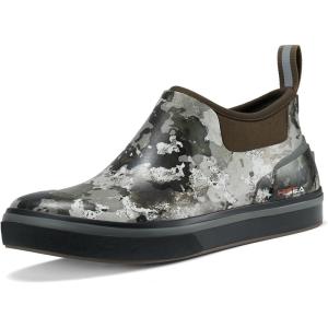 imageHISEA Mens Deck Boots Waterproof Ankle Rain Boots Neoprene Saltwater Fishing Boot OutdoorCamo