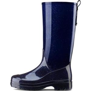 imageHISEA Rain Boots for Women Waterproof Garden Boots Knee High Rain Shoes with Comfort Insole NonSlip Seamless Tall Rain BootsStarry Blue