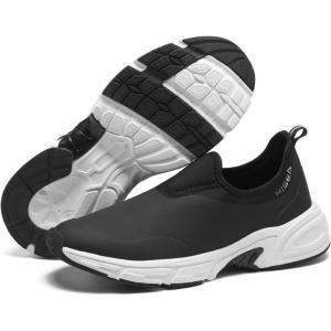 imageHISEA Womens Ankle Rain Shoes Neoprene Waterproof Garden Shoes for Women Fashion Walking ShoeBlack