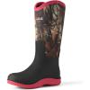 imageHISEA Womens Mud Rain Boots Waterproof Tall Garden Shoes Insulated Neoprene Rubber for Outdoor Activities Hunting Gardening Farming Muddy Yard Work Sizes US 611Camo
