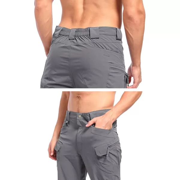 CHARTOU Men Quick Dry Hiking Pants Sweatpants Lightweight Waterproof Joggers with Pockets Outdoor Stretch
