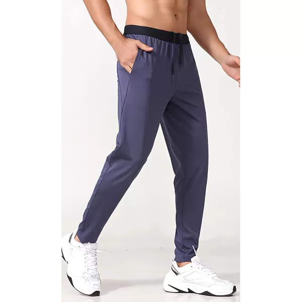 CHARTOU Men's Athletic Drawstring Waist Quick Dry Durable Tapered Fitness Tracksuit Jersey Pants