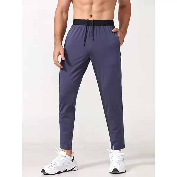 CHARTOU Men's Athletic Drawstring Waist Quick Dry Durable Tapered Fitness Tracksuit Jersey Pants