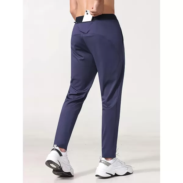 CHARTOU Men's Athletic Drawstring Waist Quick Dry Durable Tapered Fitness Tracksuit Jersey Pants