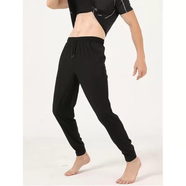 CHARTOU Men's Casual Stretchy Drawstring Waist Athletic Quick Dry Durable Fitness Jogger Pants