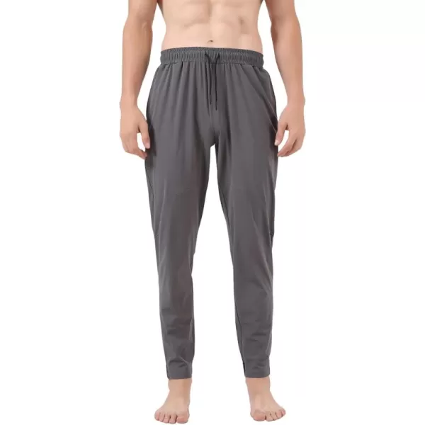 CHARTOU Men's Casual Stretchy Drawstring Waist Athletic Quick Dry Durable Fitness Jogger Pants