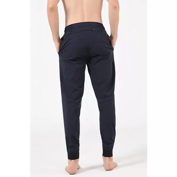 CHARTOU Men's Casual Stretchy Drawstring Waist Athletic Quick Dry Durable Fitness Jogger Pants