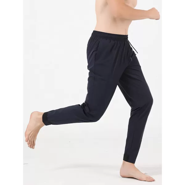 CHARTOU Men's Casual Stretchy Drawstring Waist Athletic Quick Dry Durable Fitness Jogger Pants