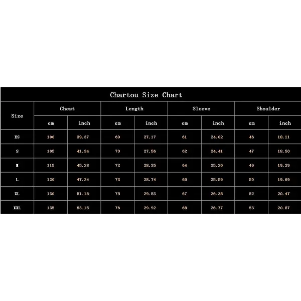 CHARTOU Men's Chic Spread Collar Wool Blend Button Up Plaid Midi Shacket Tops