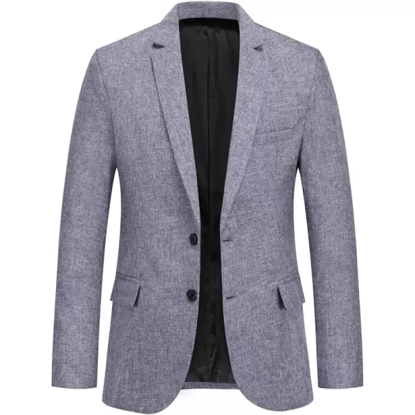 CHARTOU Men's Regular Fit 2 Button Tailored Business Blazer Lightweight Jacket Suit Coat