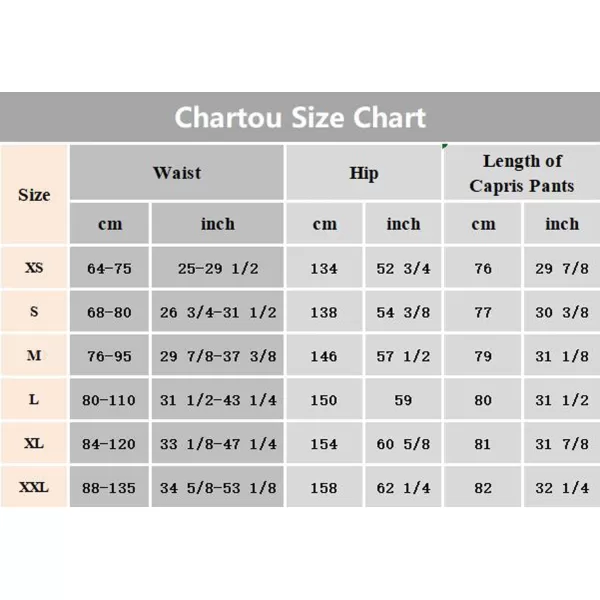 CHARTOU Women Elastic Waist Wide Leg Capris Cropped Denim Pants Jeans Palazzo Culottes with Pocket