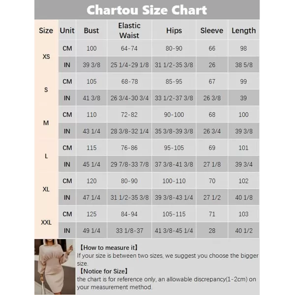 CHARTOU Women Ribbed Batwing Sleeve Sweater Dress Bodycon Smocked Wrap Dress Knee Length Sheath