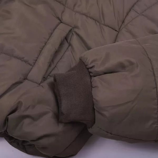 CHARTOU Women Short Cropped Puffer Jacket Parka Warm Quilted Bomber Jacket Coat Crop Overcoat