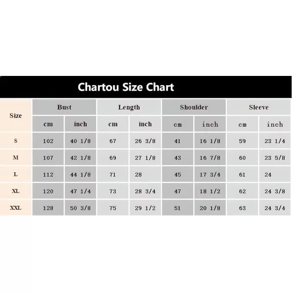 CHARTOU Women's Distressed Spread Collar Button Down Shacket Washed Denim Shirt Jacket