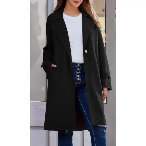 CHARTOU Women's Long Sweater Blazer Jacket Lightweight 1 Button Warm Knit Fall Winter Coat