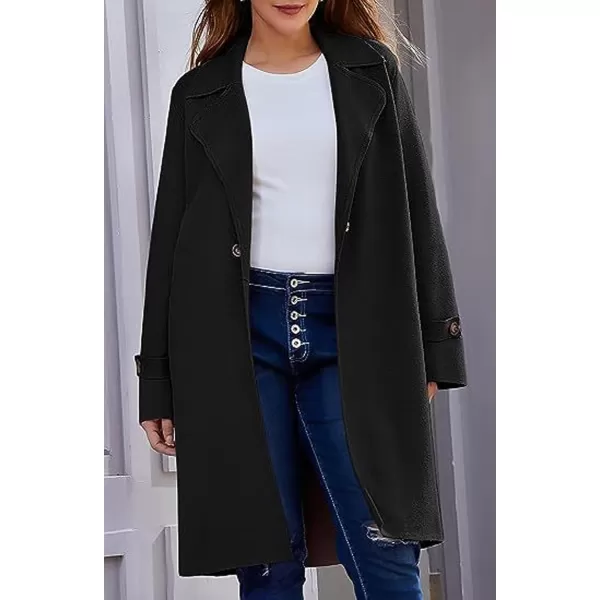 CHARTOU Women's Long Sweater Blazer Jacket Lightweight 1 Button Warm Knit Fall Winter Coat