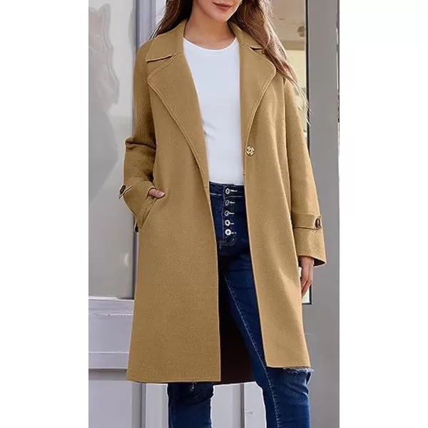 CHARTOU Women's Long Sweater Blazer Jacket Lightweight 1 Button Warm Knit Fall Winter Coat