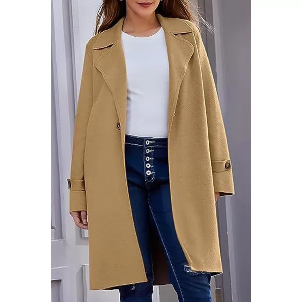 CHARTOU Women's Long Sweater Blazer Jacket Lightweight 1 Button Warm Knit Fall Winter Coat