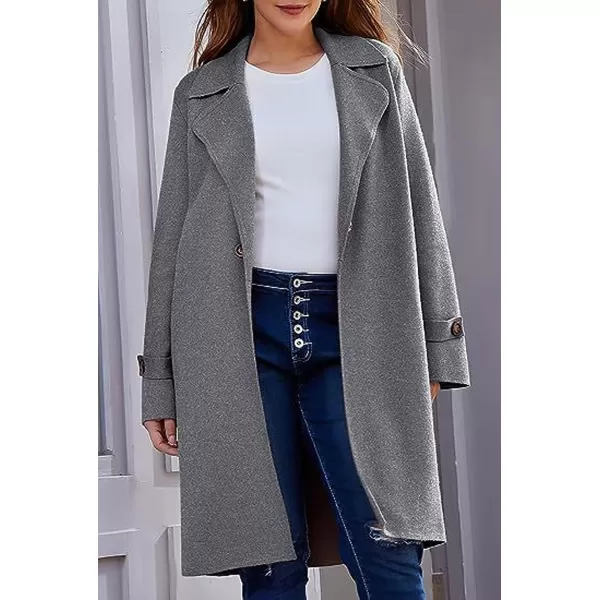 CHARTOU Women's Long Sweater Blazer Jacket Lightweight 1 Button Warm Knit Fall Winter Coat