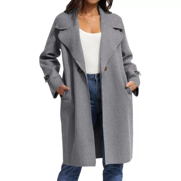 CHARTOU Women's Long Sweater Blazer Jacket Lightweight 1 Button Warm Knit Fall Winter Coat