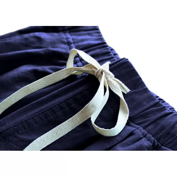 CHARTOU Women's Modest Loose Elastic-Waisted Bermuda Drawstring Casual Shorts