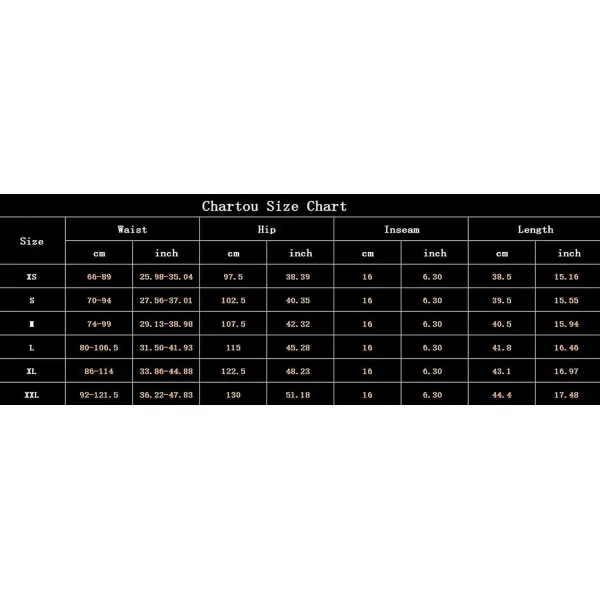 CHARTOU Women's Modest Loose Elastic-Waisted Bermuda Drawstring Casual Shorts