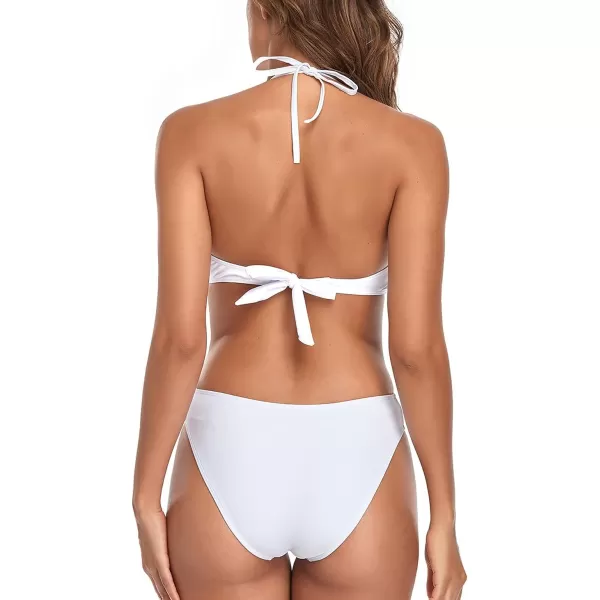 CHARTOU Women's Sexy Tassel One Piece Swimsuit Cutout Halter Beach Bikini Bathing Suit Monokini