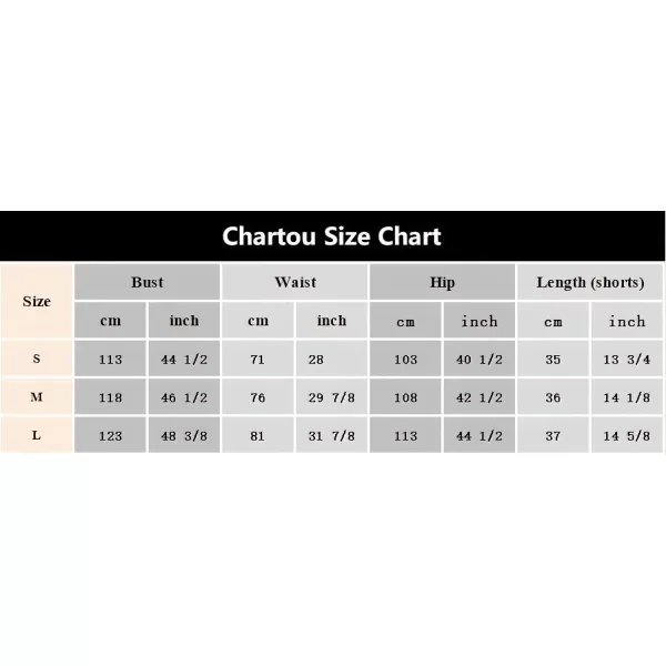 CHARTOU Women's Summer 2 Piece Outfit Sets Oversized Blouse Drawstring Shorts Sweatsuit