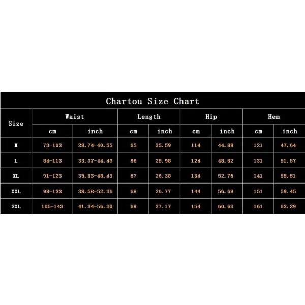 CHARTOU Women's Summer Casual Elastic Waist Pockets Work Midi Denim A Line Skirt