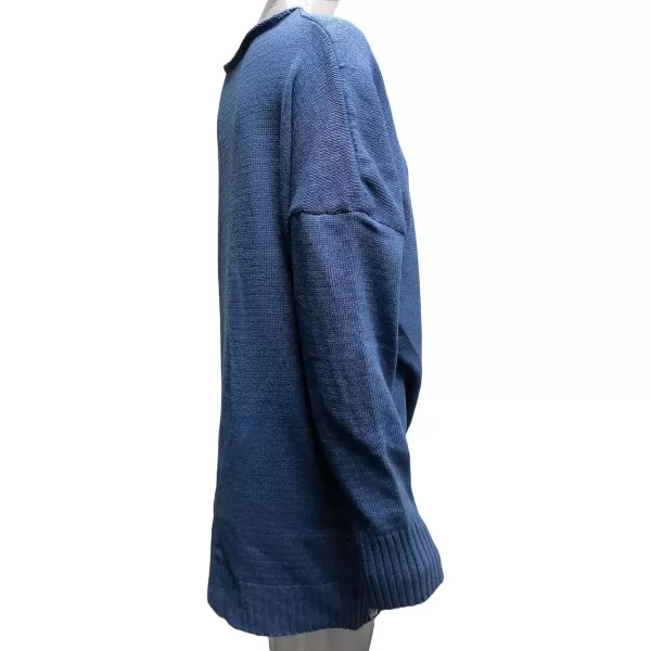 CHARTOU Women's Trendy V Neck Crisscross Knitted Sweater Pullover Knitwear