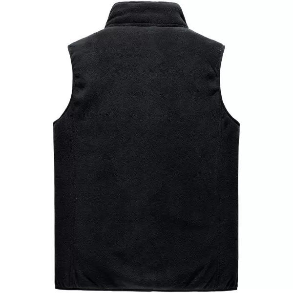 CHARTOU Men's Winter Stand Collar Sherpa-Lined Sleeveless Zip-Up Vest Jacket